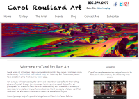 “Carol Roullard Art” Brand Website